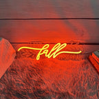 I Love Fall Most Of All LED Neon Sign, Dimmable Fall Home Bedroom Wall Decor Neon Light Autumn Party Garden Harvest Thanksgiving Door Decor - Image 2