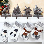 4PCS Iron Stocking Holders for Mantle Mantle Stocking Hanging Hook Xmas Weighted Christmas Stocking Holder Heavy Duty Farmhouse Vintage Fireplace Stocking Hanger for Christmas Decor (Iron,4) - Image 4