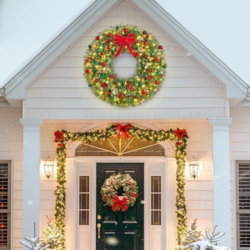Yaheetech 60in Large Artificial Christmas Wreath - Image 3
