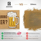 Coir Welcome Mat, Non-Slip, Beer, 17 x 29 in - Image 4