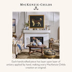 MACKENZIE-CHILDS Resin Pumpkin, Mini, Blue-and-White Royal Check - Image 6