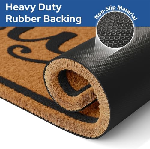 Barnyard Designs Natural Coir Non-Slip Doormat (24x36, Home Sweet Home) - Image 7