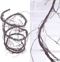 118"Brown M Creepy Flexible Tree Branches Faux Grapevines Garland Halloween by Fosolasi