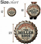 Custom Vintage Bottle Cap Sign | Personalized Faux Metal Wall Decor for Home Bar & Man Cave | UV Printed Lightweight MDF Tavern Plaque | Retro Garage & Pub Gift - Image 6