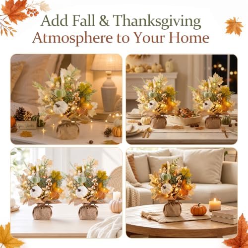 Fall Thanksgiving Table Decorations, Centerpieces for Tables, 2 Pack - Image 6