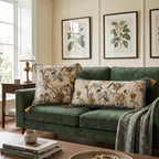 ISAENNE Vintage Linen Rectangle Throw Pillow Cover,Set of 2,28"x12"-Murad A - Image 3