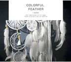 Set of 5 Boho Bedroom Dream Catchers for Adults Wall Bohemian Decor - Image 4