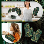 VitalCozy 10 Pcs Botanical Kitchen Decor Set Black Green Sage Plant - Image 5