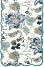 Botanical Blues - Bloom Collection Luxury Handcrafted Runner (Reversible) Cotton Quilted Fabric Machine Washable – Elegant Home Decor – 14 x 72 inches - Image 3