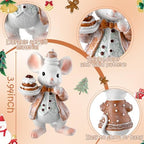 Thyle 4 Pcs Christmas Gingerbread House Decorations - Image 3