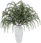 Giegxin 6 Pcs 36 Inch Christmas Artificial Cedar Branches Realistic Modern Greenery Norfolk Pine Stems Xmas Faux Pine Sprays Picks for Vase DIY Christmas Tree Garland Wreath, Festive Home Decor - Image 7