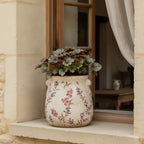 French Country Ceramic Plant Pot & Kitchen Utensil Holder for Countertop - Image 2
