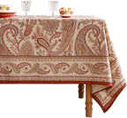 ISAENNE Designer Vintage Rectangular Classic Tablecloth,71"x55" by Isaennehomedecoration