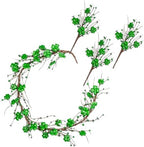 Factory Direct Craft St. Patrick's Day Shamrock Pip Berry Picks and Garland Set - Irish Lucky Clovers and Berries Arrangement for Ireland Saint Paddy's Decorations (Includes 3 Stems and 1 Garland) - Image 5
