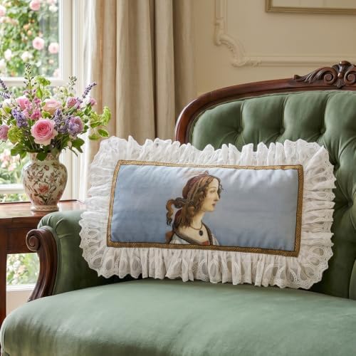 patdrea Designer Velvet Throw Pillow Cover,Set of 2,12"x28"-Botticelli A - Image 3