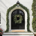 12 Ft Christmas Cedar Garland, Real Touch Soft Greenery Christmas Decor by NTNIETING