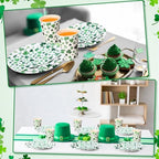 Pickmesh 250 Pcs St. Patrick's Day Party Supplies Kit for 50 – Shamrock Disposable Paper Plates, Napkins and Cups for St. Paddy's Day Party, Irish Celebration, Birthday Decorations - Image 5