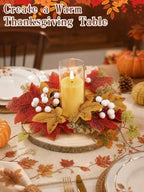 Alphatool 10 Set Fall Centerpieces for Tables with Wood Slices - Image 6