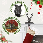 Park Designs Reindeer Stocking Hanger Set of 2, Iron - Image 3