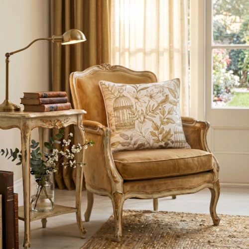 patdrea Designer French Velvet Throw Pillow Cover,Set of 2,22"x22"-Aviary - Image 7