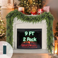 yofit 2 Pack 9FT Christmas Garland Artificial Cedar Garlands for Mantel by yofit