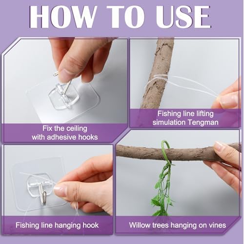 Bucherry Jungle Theme Decoration Set, Purple and Pink, Wisteria, 45 Pcs - Image 4