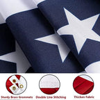 2x4 Ft American Pleated Fan Flag, Patriotic Half Fan Bunting Flag, Indoor Outdoor for Red White Blue USA 250th Anniversary 4th of July Decoration Patriotic Decor Memorial Day (Set of 5) - Image 6