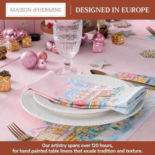 Maison d' Hermine Cloth Napkins Set of 4 Reusable 100% Cotton (20" x 20") - Image 2