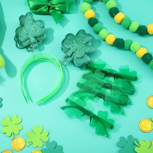 Crowye 100 Pcs St. Patrick's Day Accessories Bulk (Four Leaf Clover) - Image 6