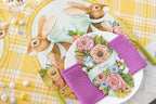 Yellow Plaid Paper Table Runner - Easter Spring Holiday Pattern for Parties or Weddings - Disposable Table Runner American Made - Image 4