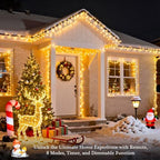 JMEXSUSS 400 LED Christmas Lights Outdoor Indoor String Lights Plug in - Image 2