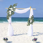 Artificial Wedding Arch Flowers Kit, 2 Pcs Garlands Silk Peony Flower Swag, Rustic Artificial Eucalyptus Greenery Floral Swag, Artificial Floral Garland Wreath for Wedding Ceremony Party Home(Purple) - Image 7