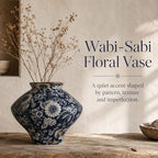 Wabi Sabi Rusty Vintage Vase, 6.3" Tall Wabi Sabi Decor Rustic Farmhouse Pottery Vase for Centerpiece, Textured Pottery Flower Vases for Home Decor, Table, Living Room, Bathroom, Kitchen (6.3 in) - Image 5