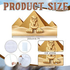 Thyle 5 ft Pyramid & Sphinx Mosque Cardboard Cutout Ramadan Eid Backdrop - Image 2