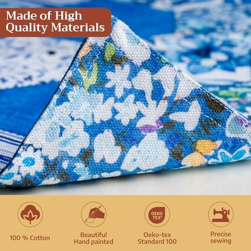 Maison d' Hermine Placemats Set of 4 Reusable 100% Cotton (13"x19") - Image 3
