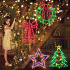 TRWYMZ Christmas Decorations - 16" Christmas Window Silhouette Lights - Image 3