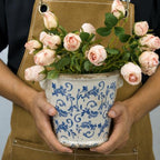 Dosayes Ceramic Pot for Plant,6.30 inch Vintage Flower Pot - Image 4