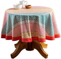 Maison d' Hermine Table Cloth Round Table Reusable 100% Cotton 63" Diameter by MaisondHermine