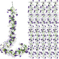 6 Pcs 6 ft Artificial Morning Glory Flower Vine Garland Decor by FineCheer