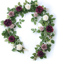 PONATIA 5FT Handcrafted Artificial Rose Flower Garland by ponatia