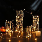 Fixwal 12pcs Clear Glass Cylinder Vases, 4, 6, 8, 10 Inch Tall - Image 4