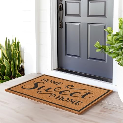 Barnyard Designs Natural Coir Non-Slip Doormat (24x36, Home Sweet Home) - Image 4