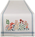 DII Table Top Décor Collection Spring & Summer Table Runner, 14x72, Flower Garden by DII