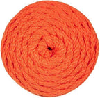 Pepperell Bonnie Braid Macrame Cord | 6mm x 100yd | Orange (Value 2-Pack) | Twisted Polypropylene Cord for DIY Crafts, Plant Hangers, Wall Hangings, Crochet & Macrame | Long-Lasting, Vibrant Color - Image 2