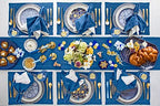 Solino Home 100% Pure Linen Napkins Indigo Blue Woven, 20 x 20 in, Set of 4 - Image 3