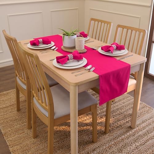 Encasa XO Cloth Napkins, Washable, Reusable Cotton 17"x17" - Image 5