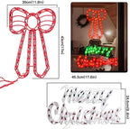 2 Pack Christmas Window Lights - Double Sided Merry Christmas Sign Lamp Decorations for Indoor Wall, Door & Glass - Image 3