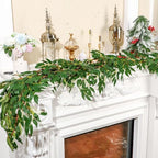 Yunlly 48 Pack Artificial Willow Leaves Garland 269 Ft Greenery Vines Decor - Image 4