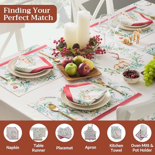 Maison d' Hermine Table Cloth Square Table Reusable 100% Cotton 60"x60" - Image 4