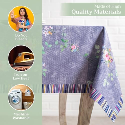 Maison d' Hermine Table Cloth Rectangle Table Reusable 100% Cotton 60"x120" - Image 3